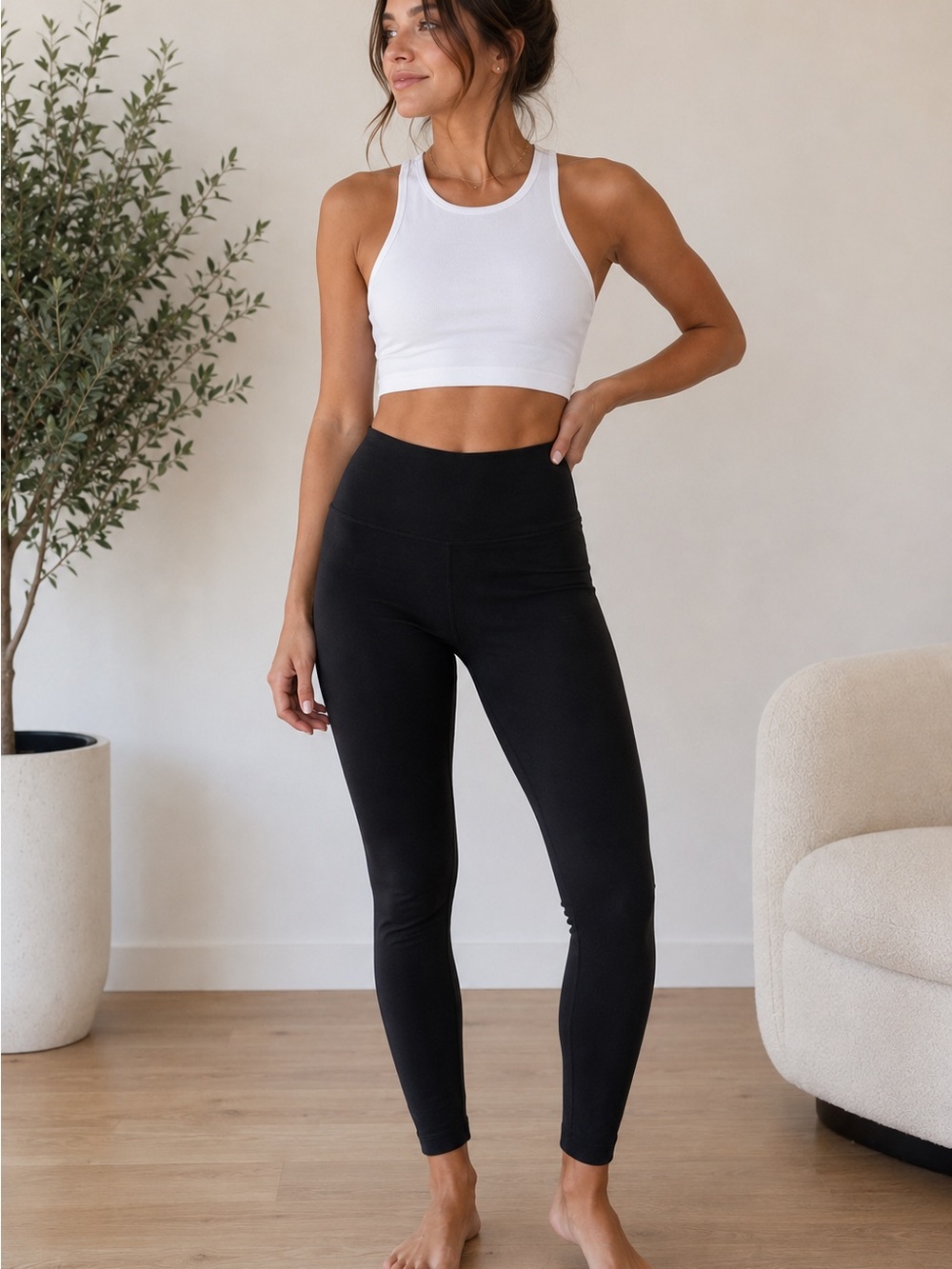 Lulu lemon High-Rise Black Yoga Leggings - Women's Active Legging